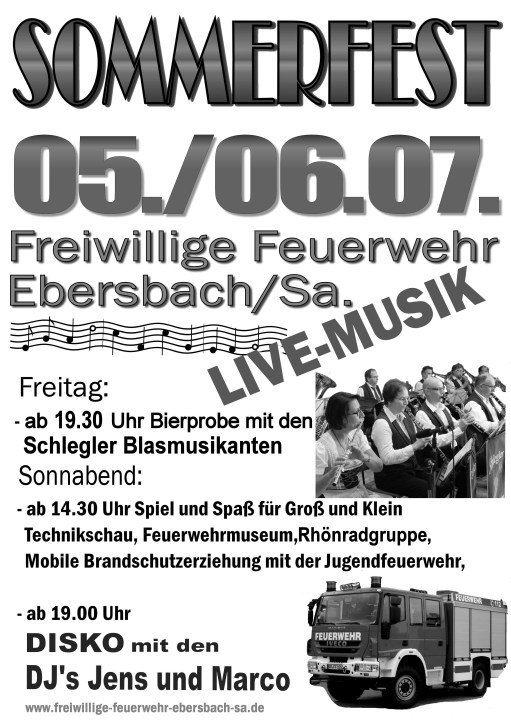 Flyer Sommerfest